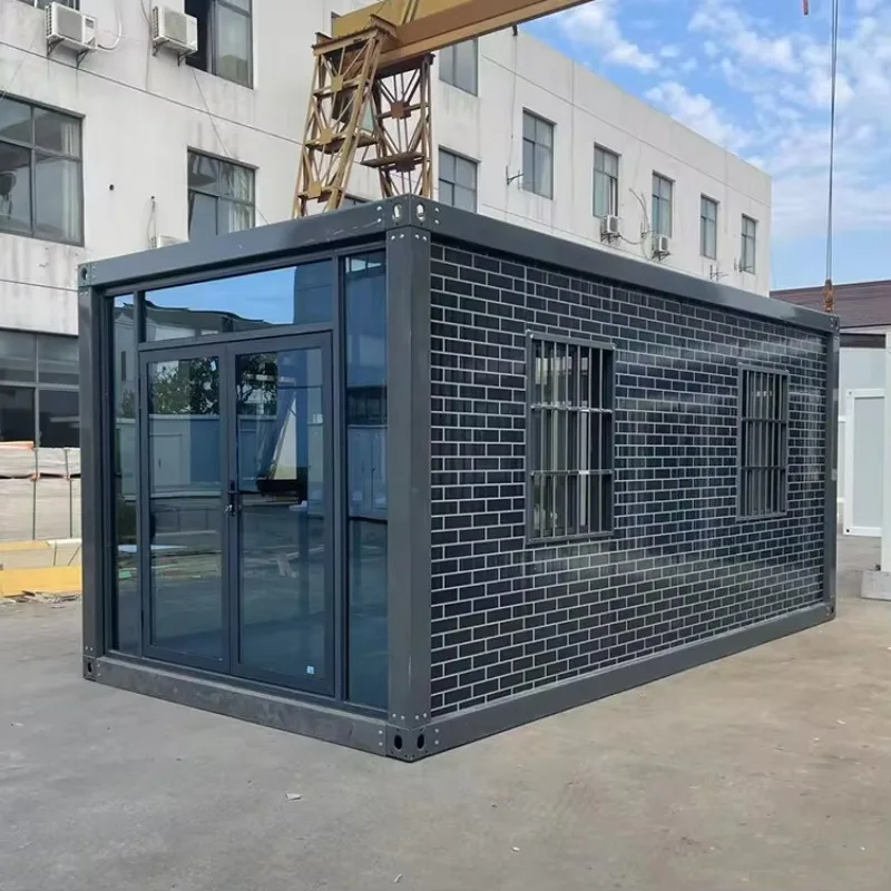 Prefab Houses Flat Pack 20ft 40ft High Cube Ready Made Luxury Container Home Prefabricated Modular Home Container House