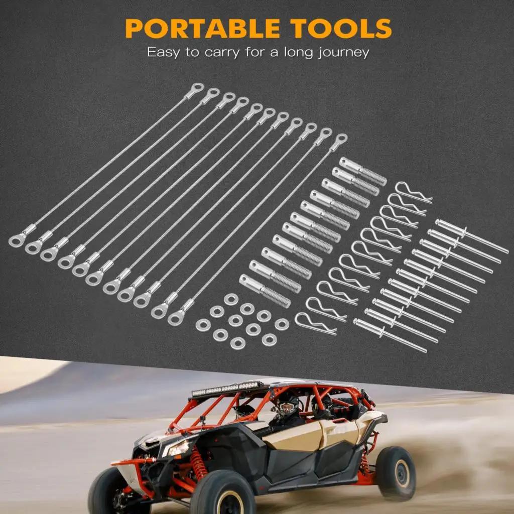 NICECNC Kupplungsdeckel-Pin-Kit, einfacher Schnellverschluss-Riementriegel, UTV für Can-Am Maverick X3 2017–2021, Max Turbo RR 900 HO – Detail 14