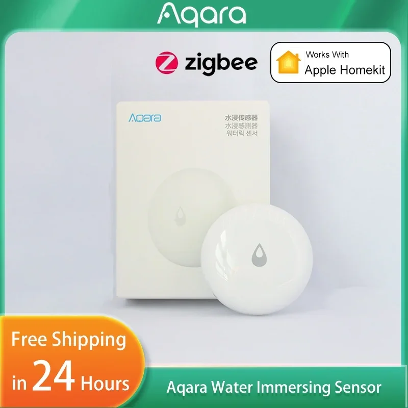 Aqara Water Immersing Sensor Zigbee IP67 Waterproof Flood Water Leak Detector Alarm Smart Home Security For Xiaomi MiHome Homeki