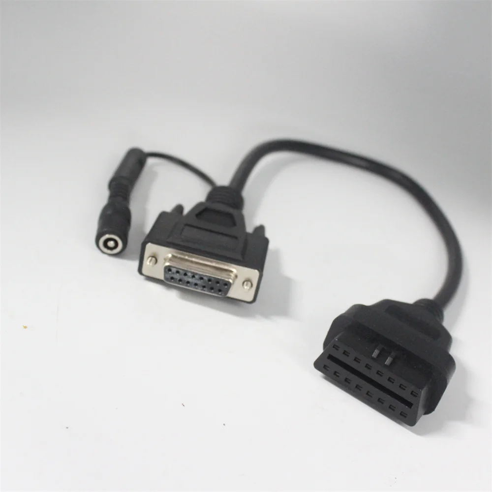 Acheheng cable for Launch X431 OBD I Adaptor Box Switch Wiring Cable 16pin Male to 15pin Female Bluetooth Conversion Cable