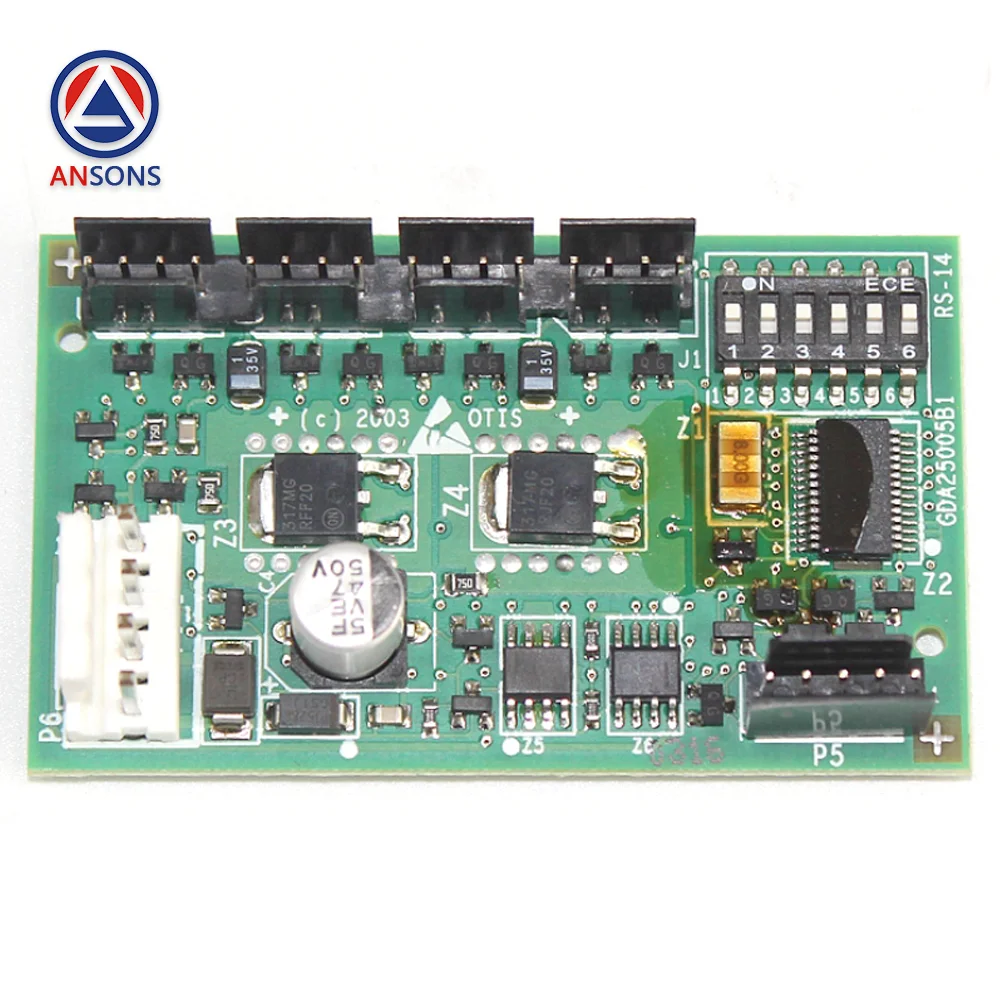 

GDA25005B10 GCA25005B1 RS14 OTIS Elevator Communication PCB Board Ansons Elevator Spare Parts