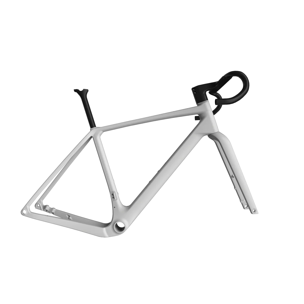 مجموعة إطارات دراجة الحصى الجديدة من الكربون من ICAN مع إطارات دراجات على مستوى المنافسة UDH G9 UCL تتضمن المقبض والشوكة