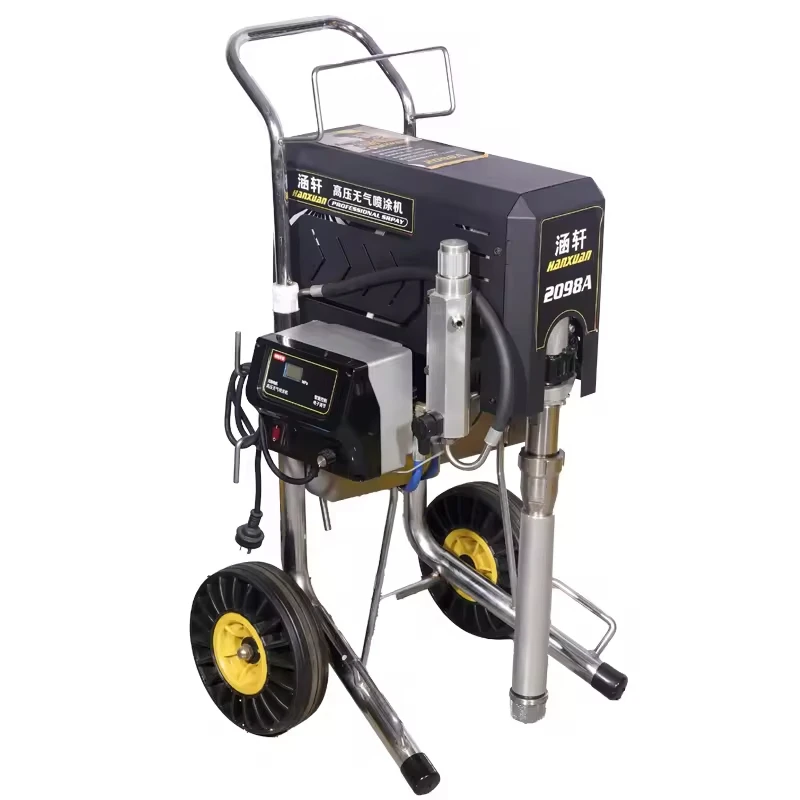 High Power Brushless Motor Electric Airless Sprayer Engineering Grade For Latex Paint Mortar And Wall Coating Spraying Use