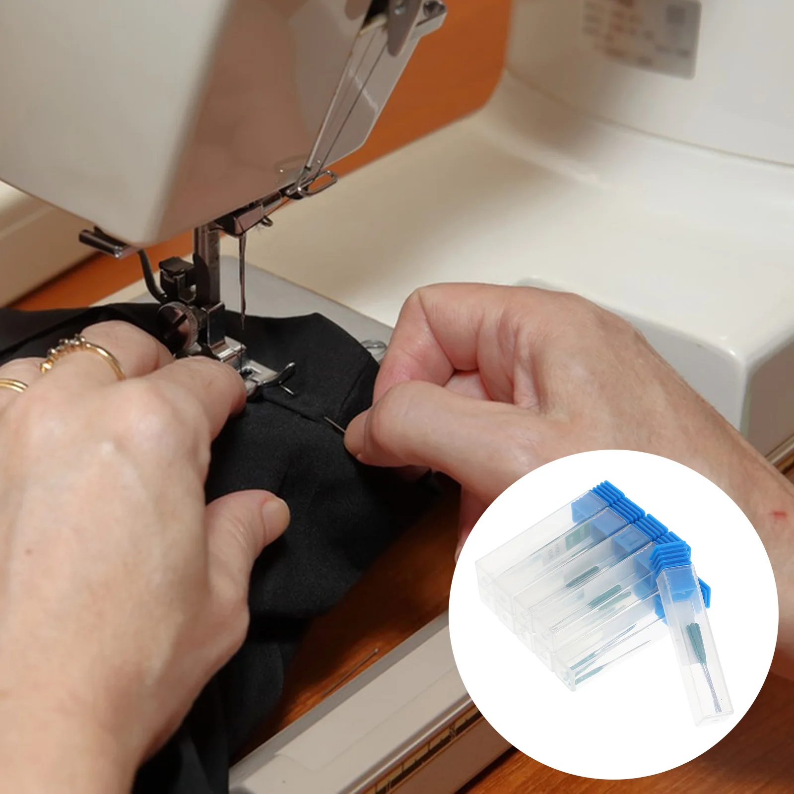 

30pcs Sewing Machine Needles Universal Replacement High Precision Durable For Home Foot Pedal Machines Multi-Fabric Applications