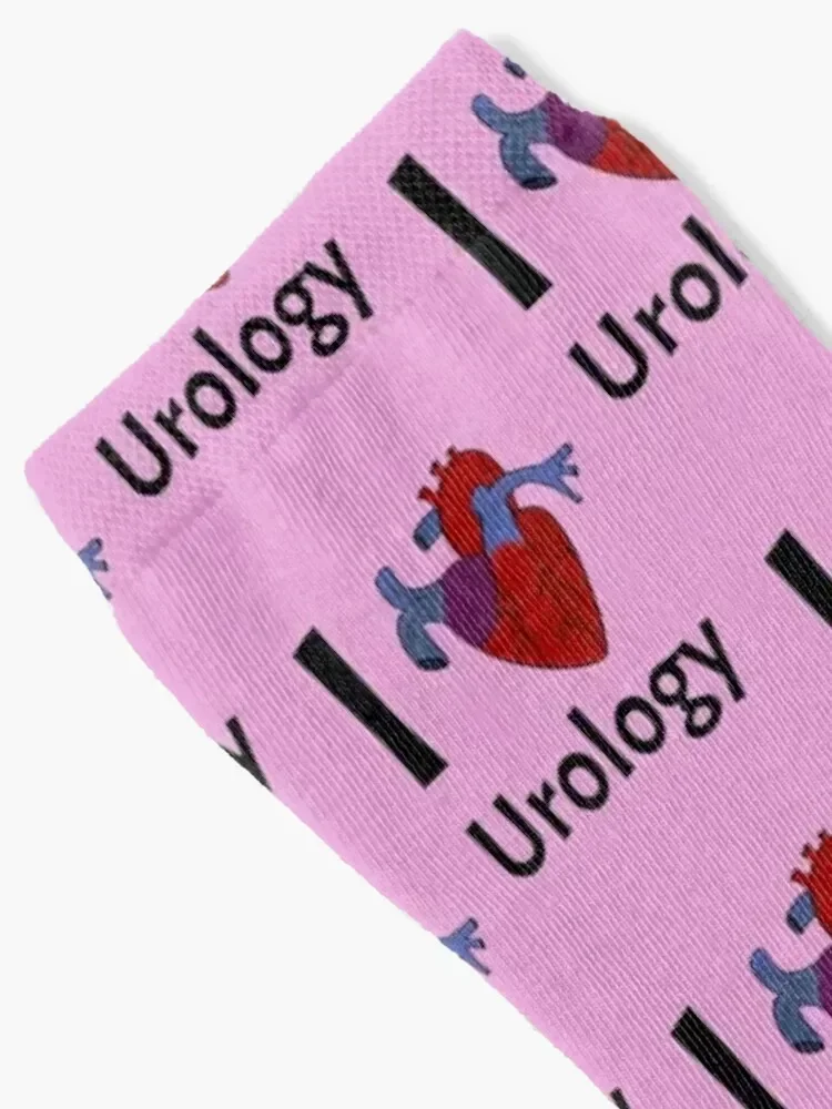 I Love Urology Heart Socks christmas gift anti-slip Climbing gift Designer Man Socks Women's