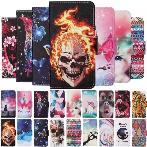 4PD*Flip Wallet Card Leather Case Anti-fall Drop-proof Phone Case For Samsung Galaxy S21FE S22 S22PLUS S22ULTRA