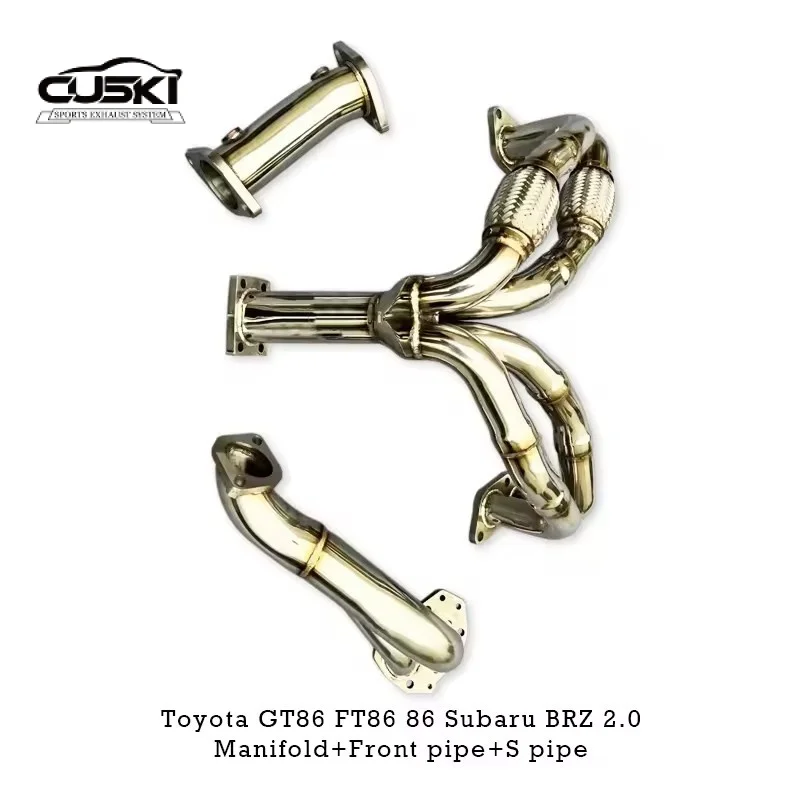 Exhaust manifold Exhaust header For Toyota GT86/FT86/86 2.0 2014-2021 High Performance exhaust systems downpipes exhaust duct