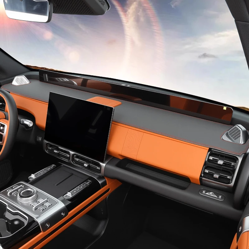 

For Jetour G700 2025 2026 Center Console Sunshade Pad PU Material Car Interior Modification