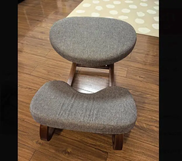 2027 Home chair Solid wood rocking chair Children's posture learning chair Computer chair for correcting sitting posture