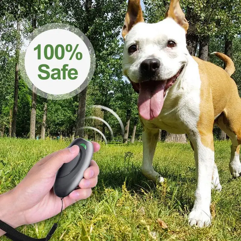 Ultrasonic Anti-barking Dogs Device Adjustable Ultrasonic Dogs Training Rechargeable Anti Barking Device Dogs Training Tool