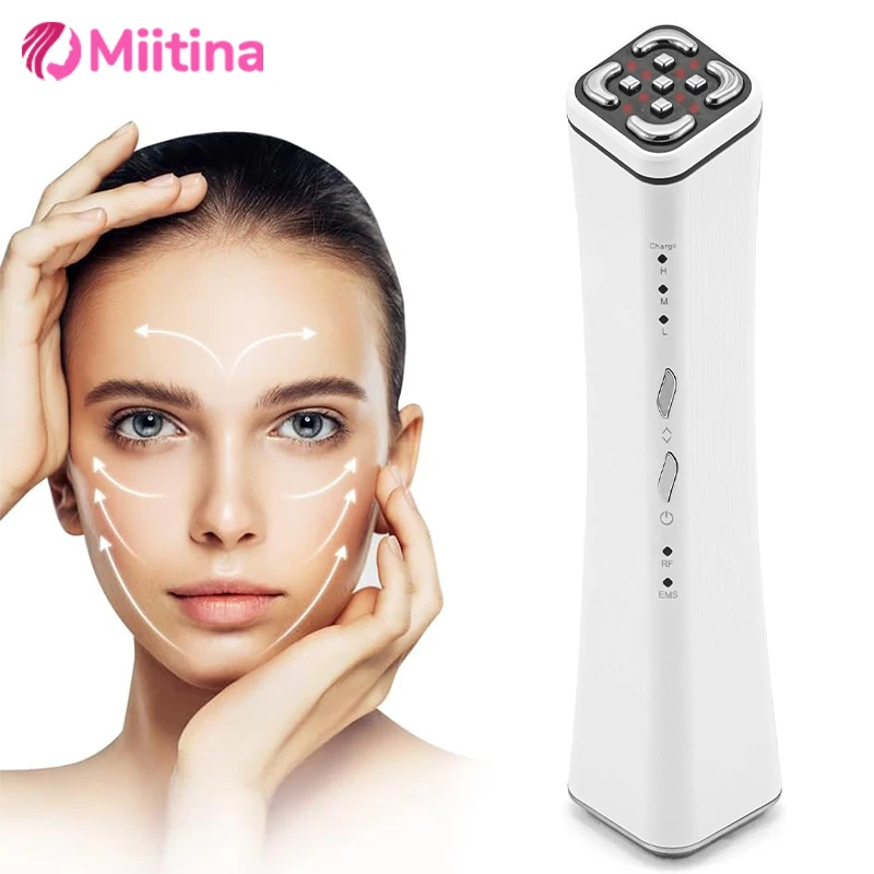 

EMS High Frequency Beauty Device Facial Lift Firming Fine Lines Tools Anti-aging Freezing Age Skin Rejuvenation Care Instrument
