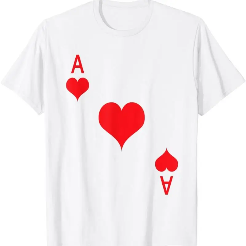 

Футболка Ace of Hearts, костюм на Хэллоуин с игральными картами