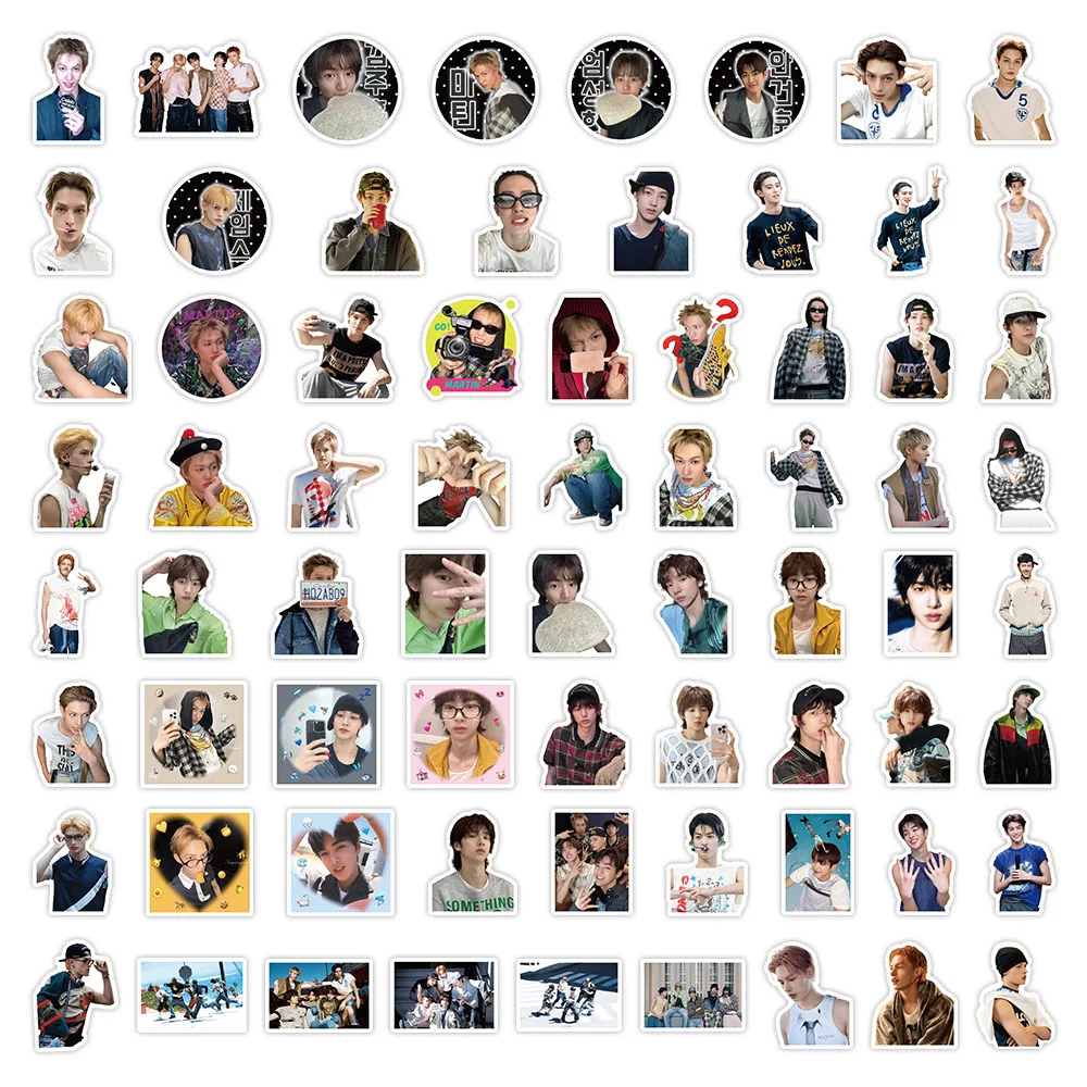 10/70 قطعة Kpop المعبود ملصق كورتيس الكورية الصبي مجموعة ملصقات DIY بها بنفسك الأمتعة المحمول الهاتف الغيتار سكيت الشارات مقاوم للماء اللعب #4