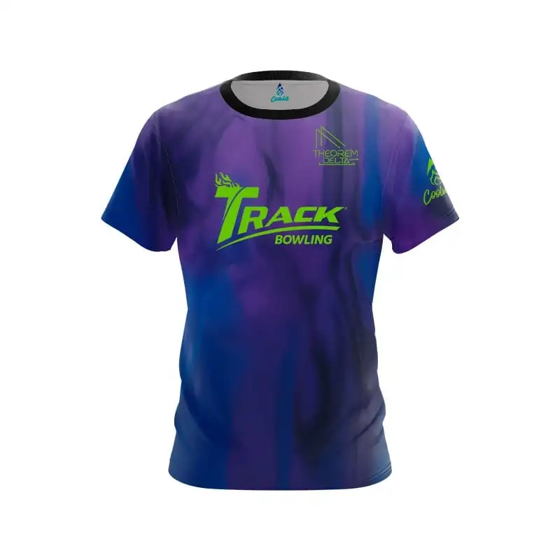 Neues Herren-Bowling-Trikot mit Tornado-Blitz-Druck, Kurzarm, Performance-Sport-T-Shirt, Pro-Bowler-Fan, Casual Streetwear – Detail 3