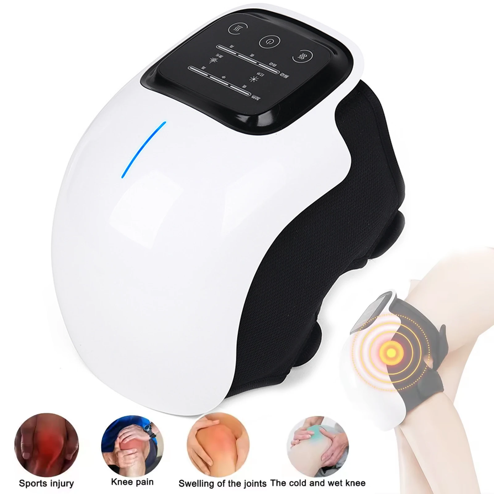 Multifunctional Smart Cordless Knee Massager Vibration Knee Relaxing Massage Machine Joint Knee Device Gifts for Friends