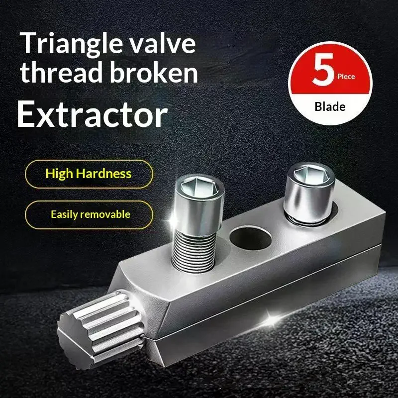 Adjustable Broken Screw Extractor For Faucet Angle Valve Universal 1 2 3 4 Inch Fit For Home Plumbing Pipe Repair Work