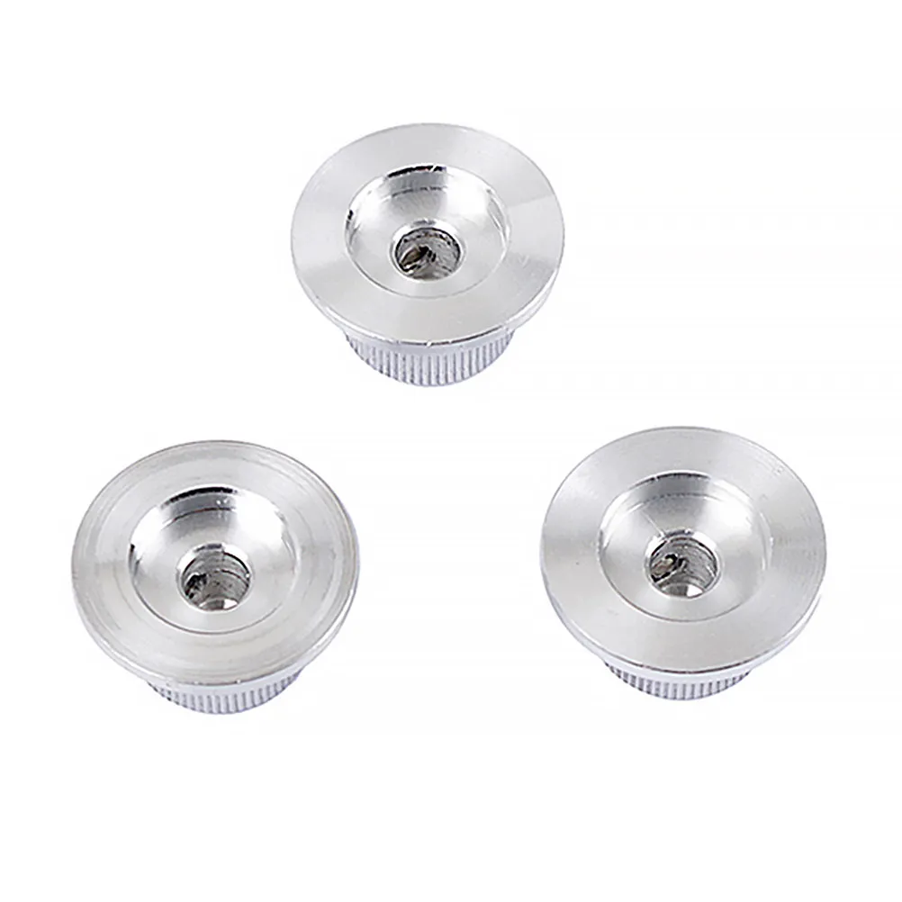 

3Pcs Round Control Knob for Guitar Metal Tone Volume Knobs Wear Resistant Fit Electric Instrument Upgrades Tone Control Knob