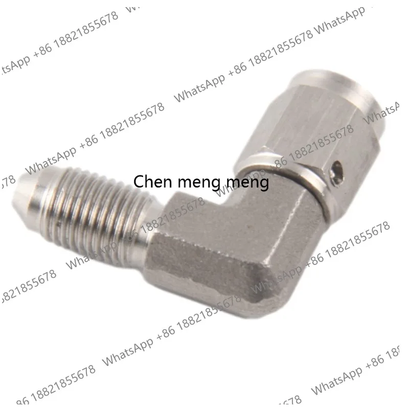 

AN3 male and female 90 degree thread stainless steel connector for motorcycle modification brake steel throat hose connector