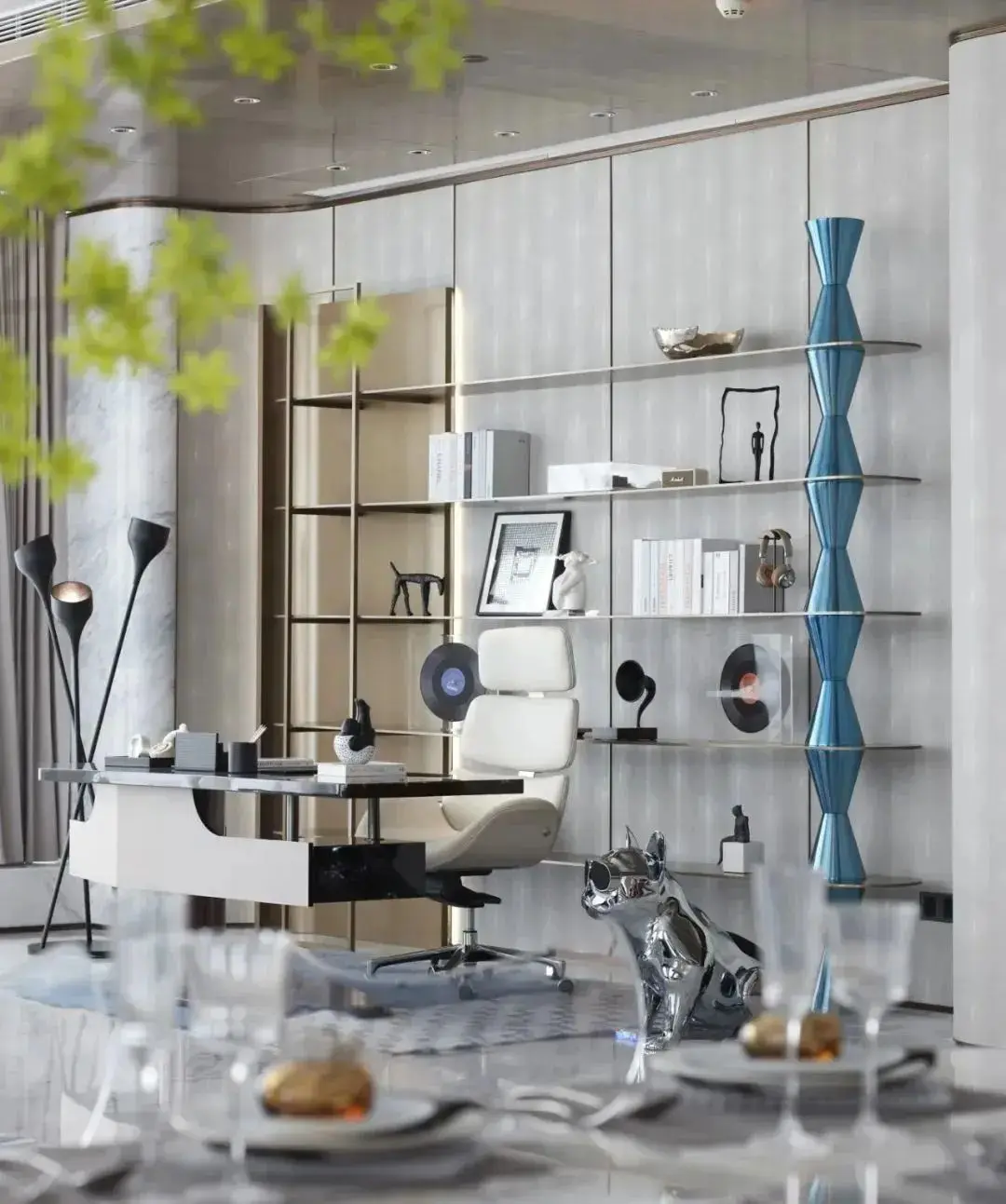 Sanhai الشمال نمط التصميم الداخلي السقيفة خطة أرضية المنزل ثلاثية الأبعاد ماكس تقديم خطة رئيسية منزل رائع منتج عالي الجودة #6