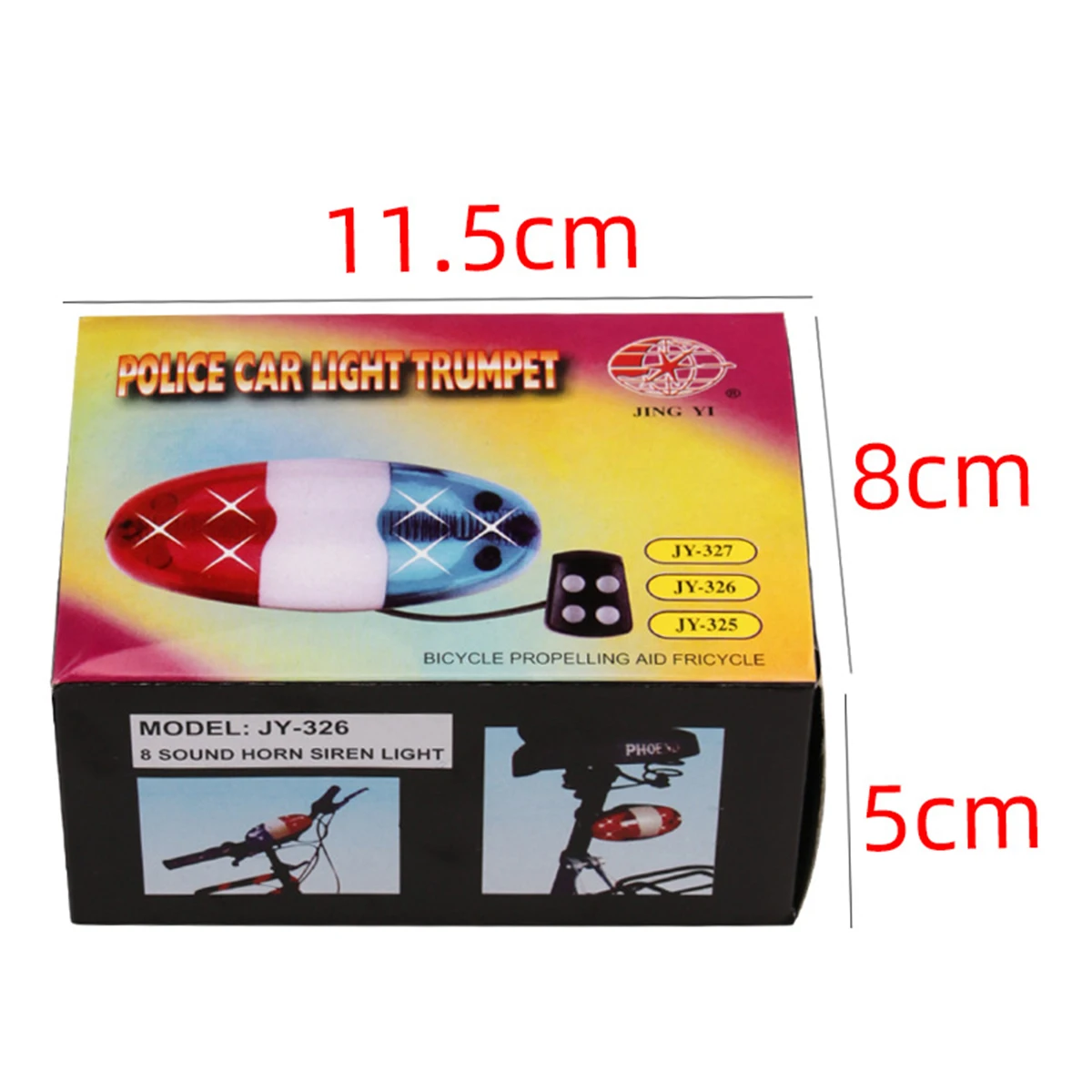 6 LED Bicycle Bell 4 Tone Warning Siren Light Electronic Cycling Bicycle Bike Bell Horn Alarm Bicycle Accessories image 5