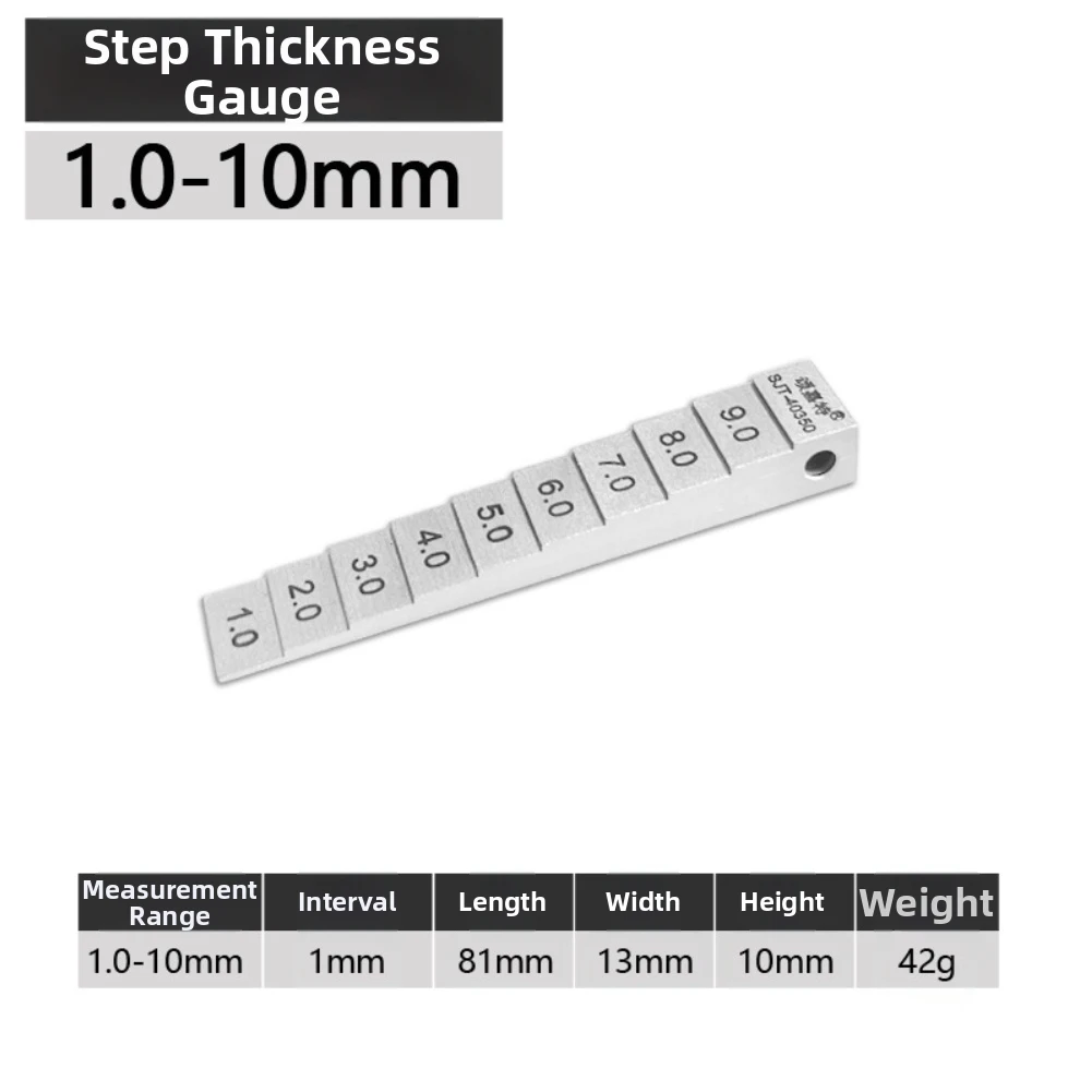 Industrial Wedge Feeler Gauge Tools with Hardened Steel for blades for Consistent Performance in Demanding Environments