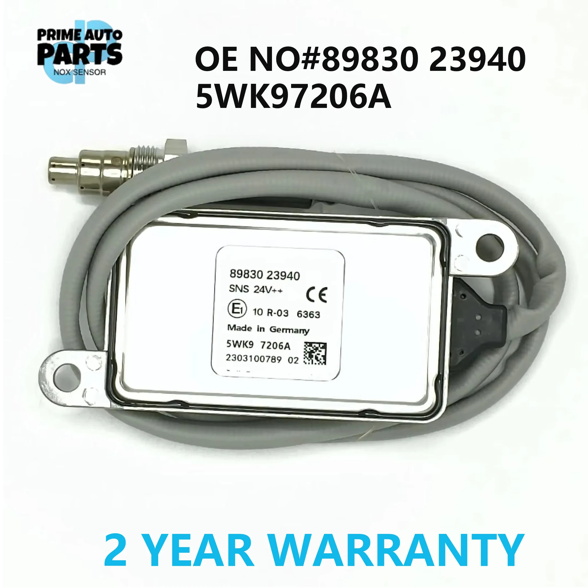 

5WK9 7206A 89830 23940 Новый датчик оксида азота Датчик Nox 5WK97206 8983023940 24 В для деталей грузовика ISUZU