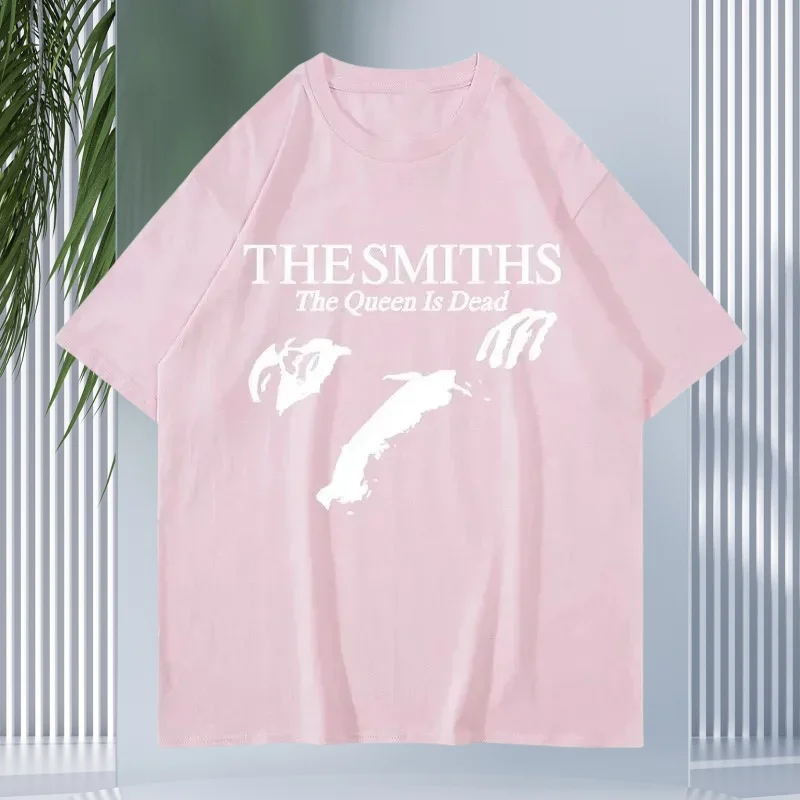 

Cotton Smith Queen Dead Light Luxury High Quality Spring and Summer Short Sleeve Casual O-Neck Independent Morrissey T-shirt