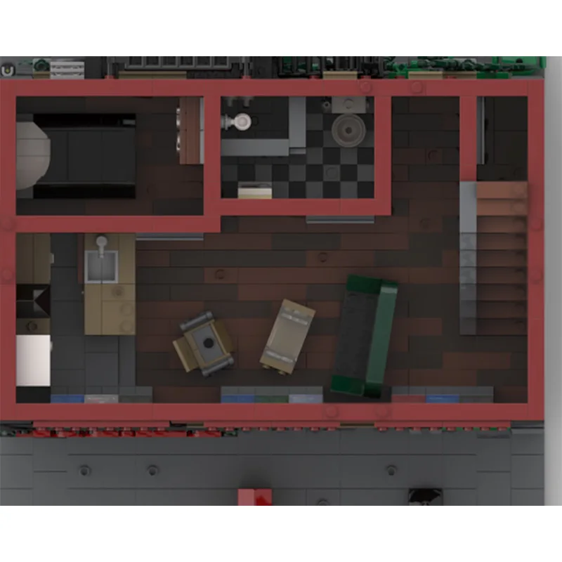 Popular Anime Model MOC Building Bricks Vintage Block Architecture Modular Technology Children Holiday Gifts Assemble Toys Suit