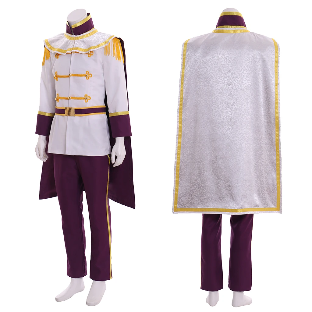 Fairy Tale Prince Cosplay Costume Outfits adult men Fantasy Prom Prince Uniform Set Masquerade Dress Suit