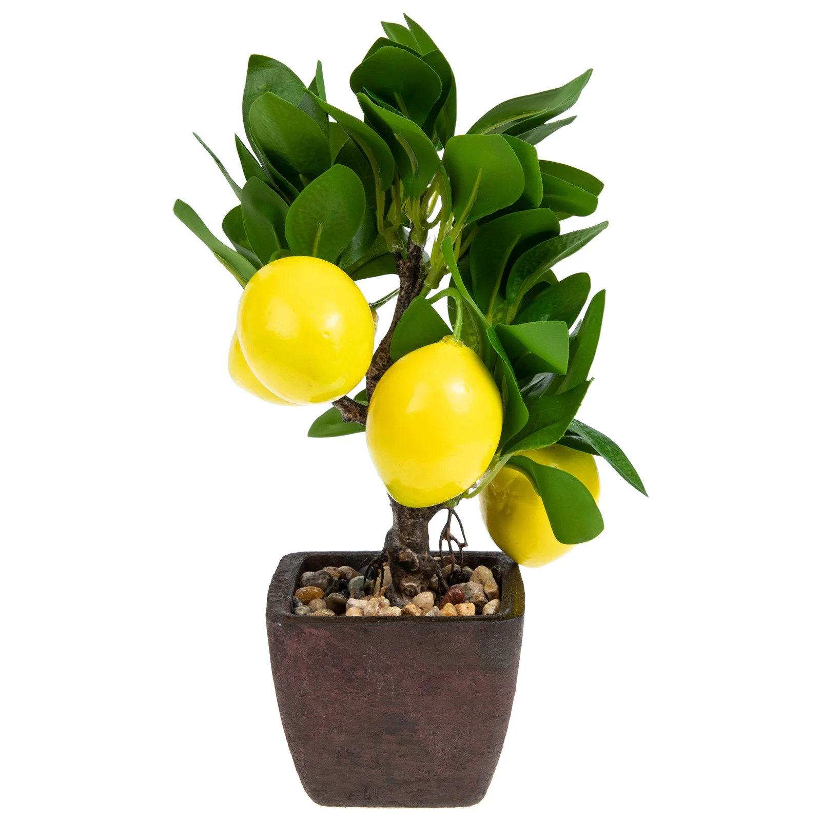 

Simulated Lemon Bonsai Decor Premium Artificial Tree Realistic Fake Lemon Home Office Desktop Decoration Bonsai Ornament