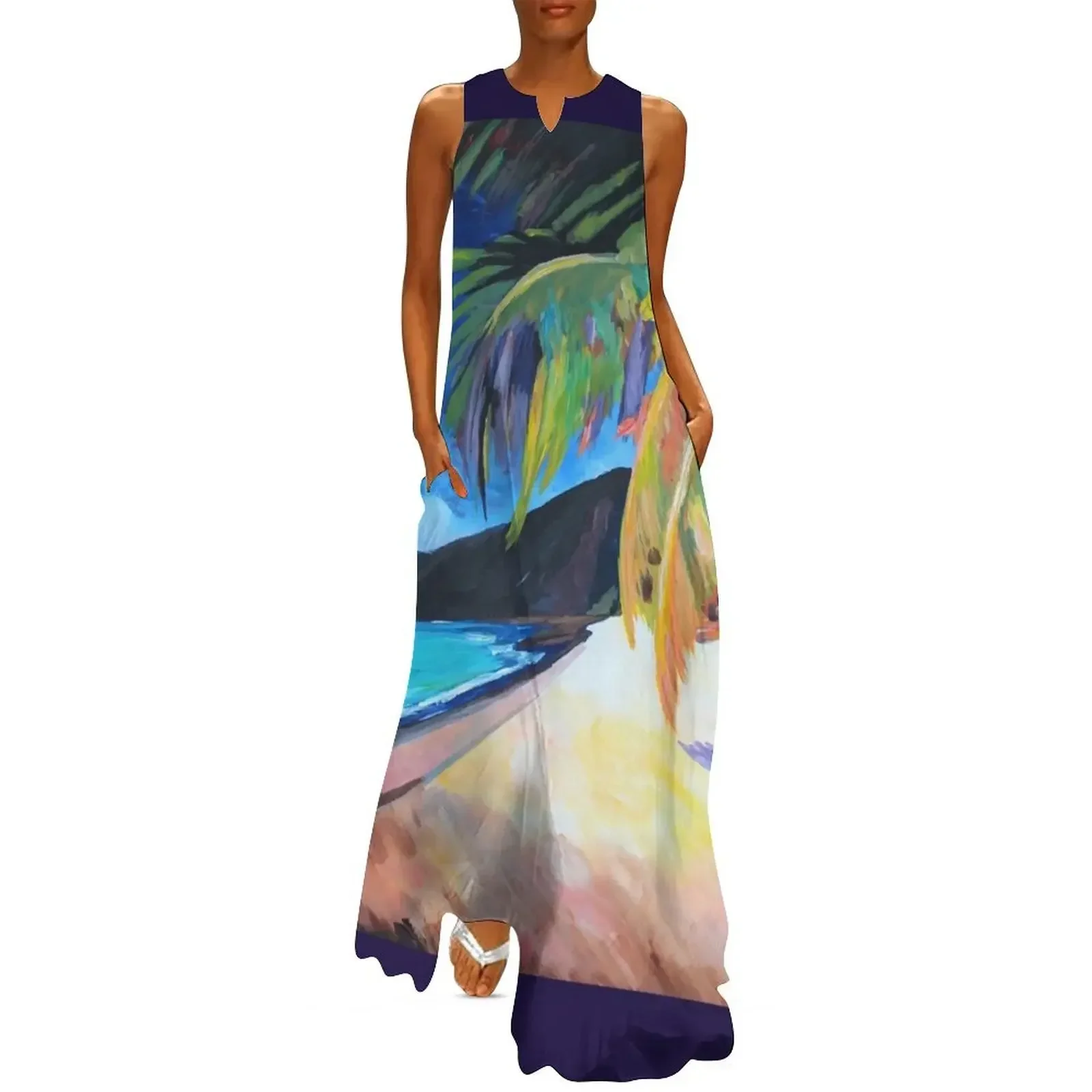 

Beach at Magen's Bay, St. Thomas, USVI - I Long Dress party dress women elegant luxury Dress