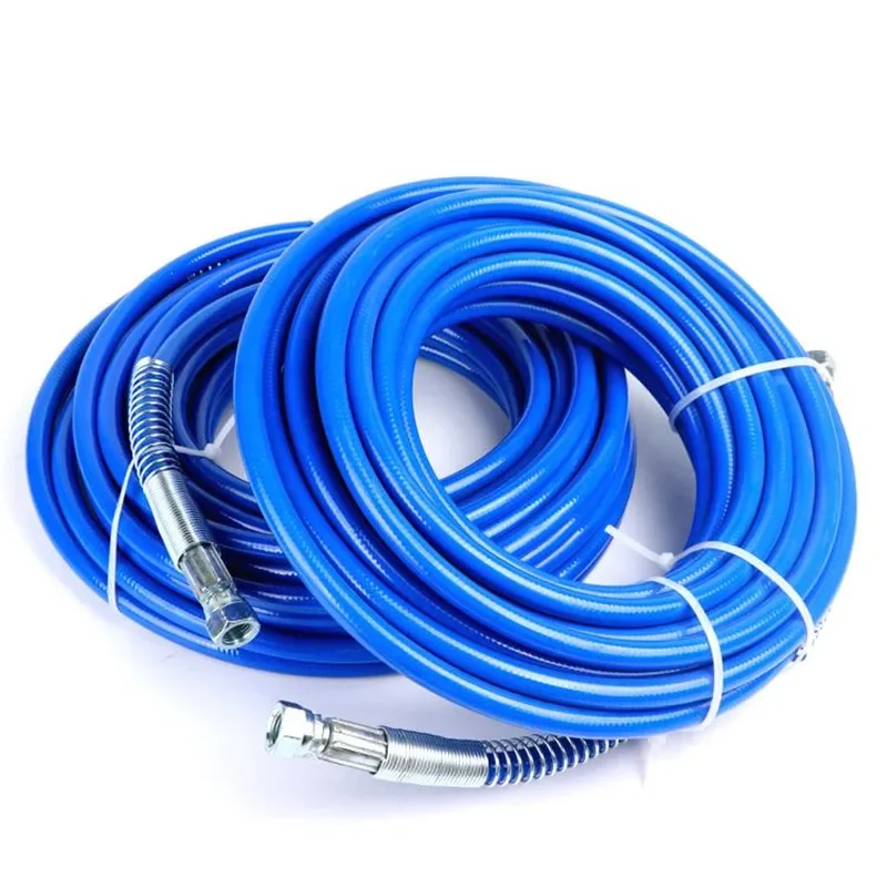 10 متر // 15 متر/20 متر/30 متر 1/4 "بخاخ طلاء بدون هواء قطع غيار خرطوم بخاخ طلاء بخاخ طلاء خرطوم ضغط عالي BSP 3300Psi