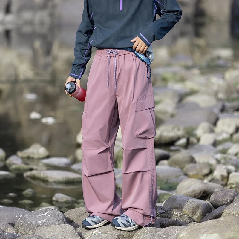 

Мужские и женские водонепроницаемые быстросохнущие спортивные повседневные легкие брюки-карго для активного отдыха, джоггеры, спортивные штаны