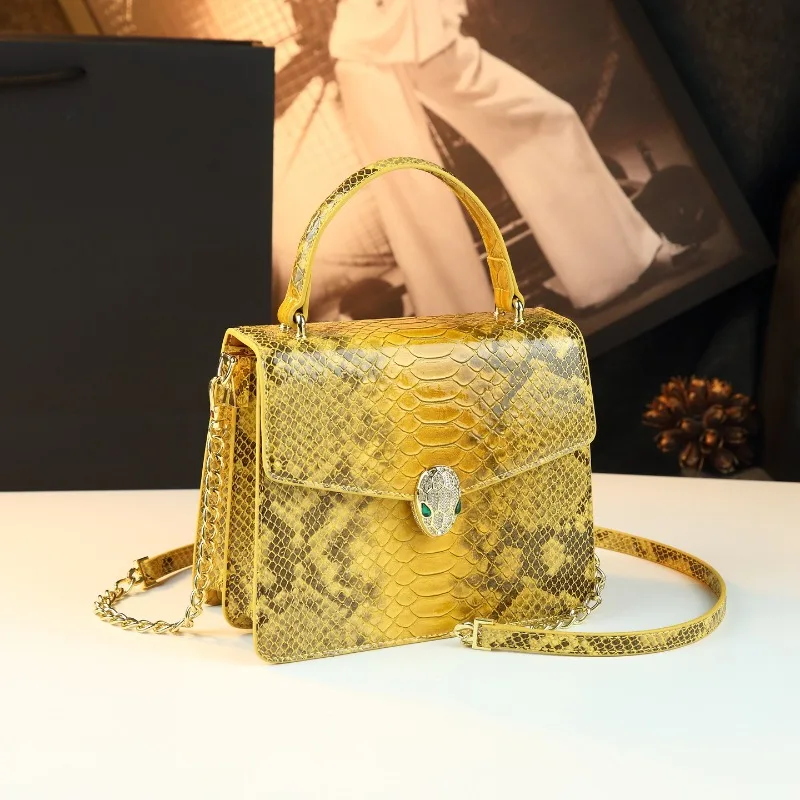Popular Classic Leather Shoulder Bag Women's Crossbody Handbag Luxury Designer Ladies Elegant Tote