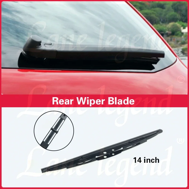 Tergicristallo 14 "Spazzola Tergicristallo Posteriore Per Seat Ibiza 6J 6L ST 2006 - 2012 Parabrezza Parabrezza Pulito Portellone Finestra Auto Spazzola Pioggia