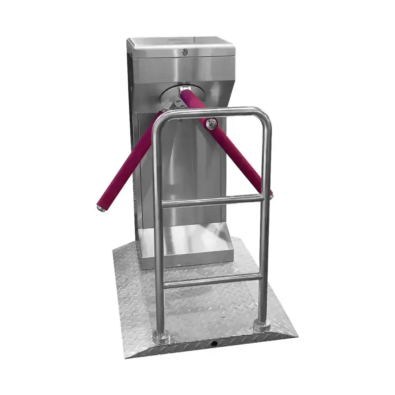 Roller Gate Pedestrian Traffic Portable Control Vertical Portable Three Roller Gate Tripod Turnstile