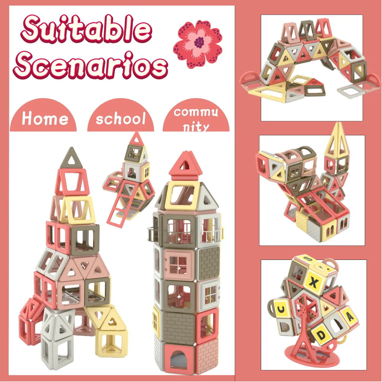 149 stuks magnetische bouwstenen geschikt voor kinderen essentiële creatieve leercadeaus voor klaslokalen ideale verlichting