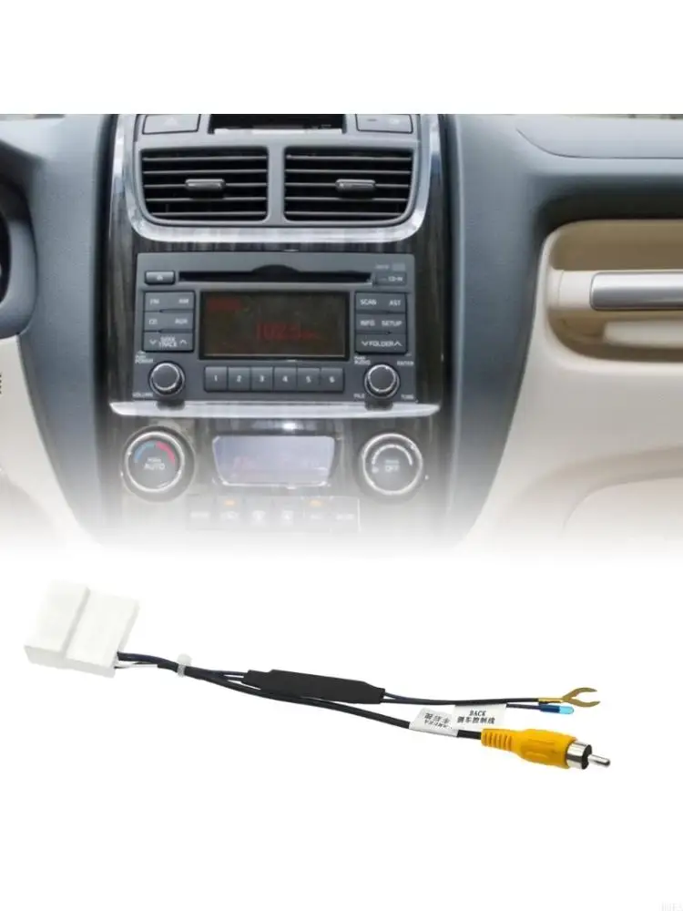 Quick Setup Vehicles Video Converter Cable Car Radio Installation Parking Camera Cable Automotive Accessories Replacement 
