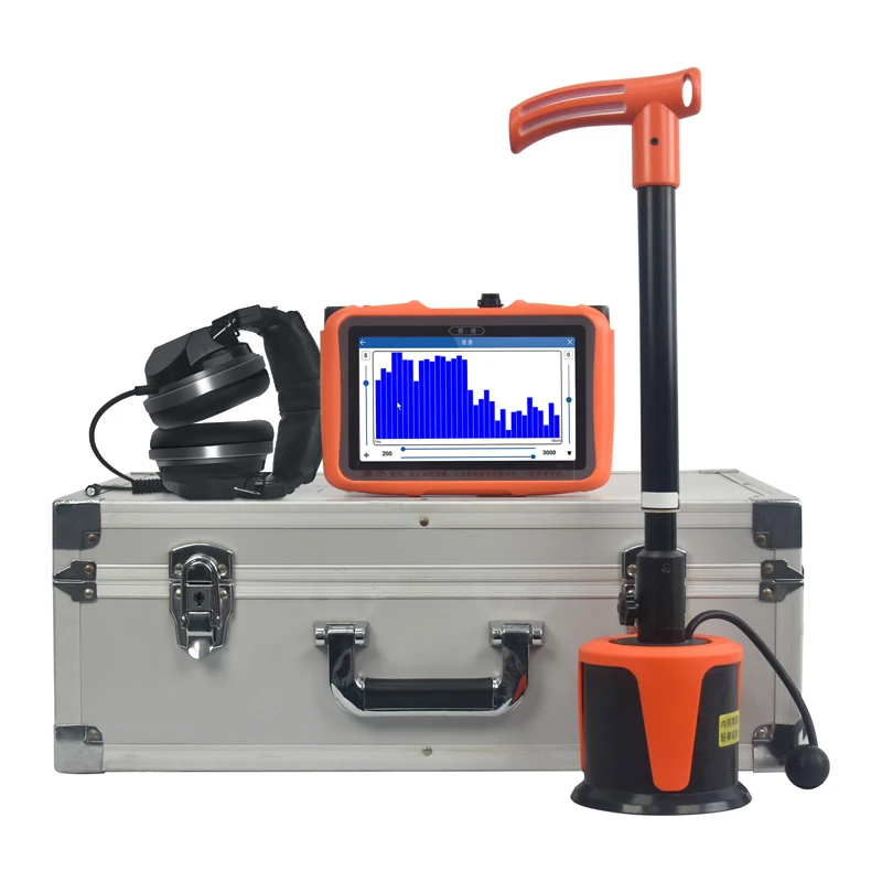 

-L2000 Acoustic Pipe Leak Detection Device 5m Plumbing Tools Underground Pipeline Water Leak Detector