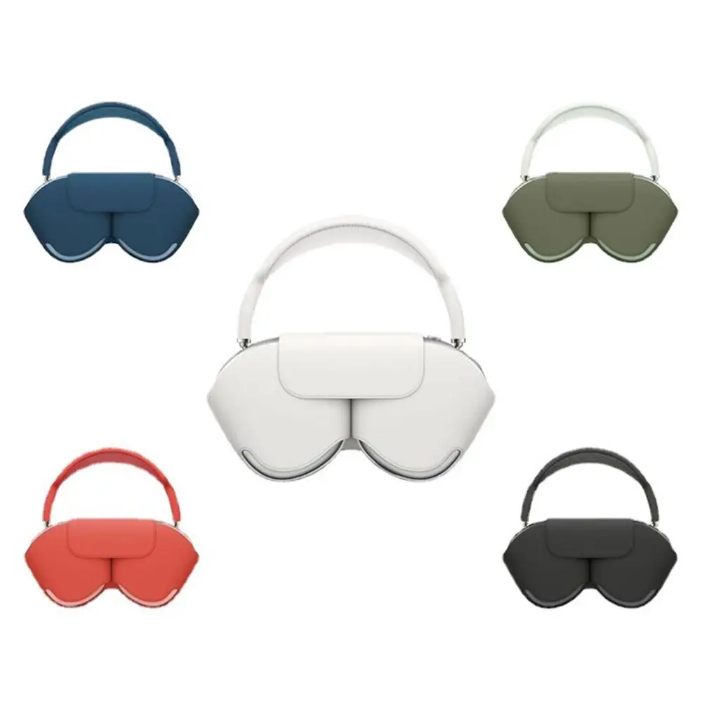 Inteligentne etui miękkie skórzane etui na słuchawki Airpods Max przed upadkiem i zarysowaniem akcesoria do słuchawek