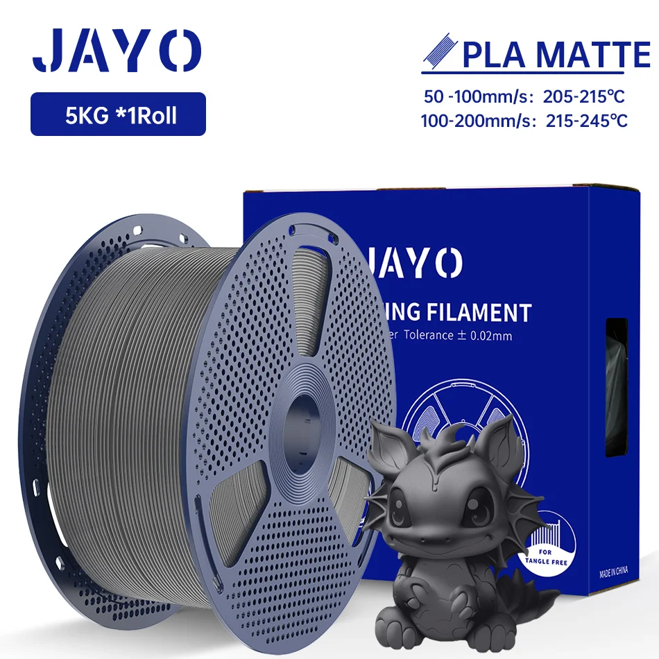 JAYO 5KG/roll 3D Filament PLA/ABS/PETG 3D Printer Filament 1.75mm PLA plus Filament Hoge taaiheid Netjes Wond