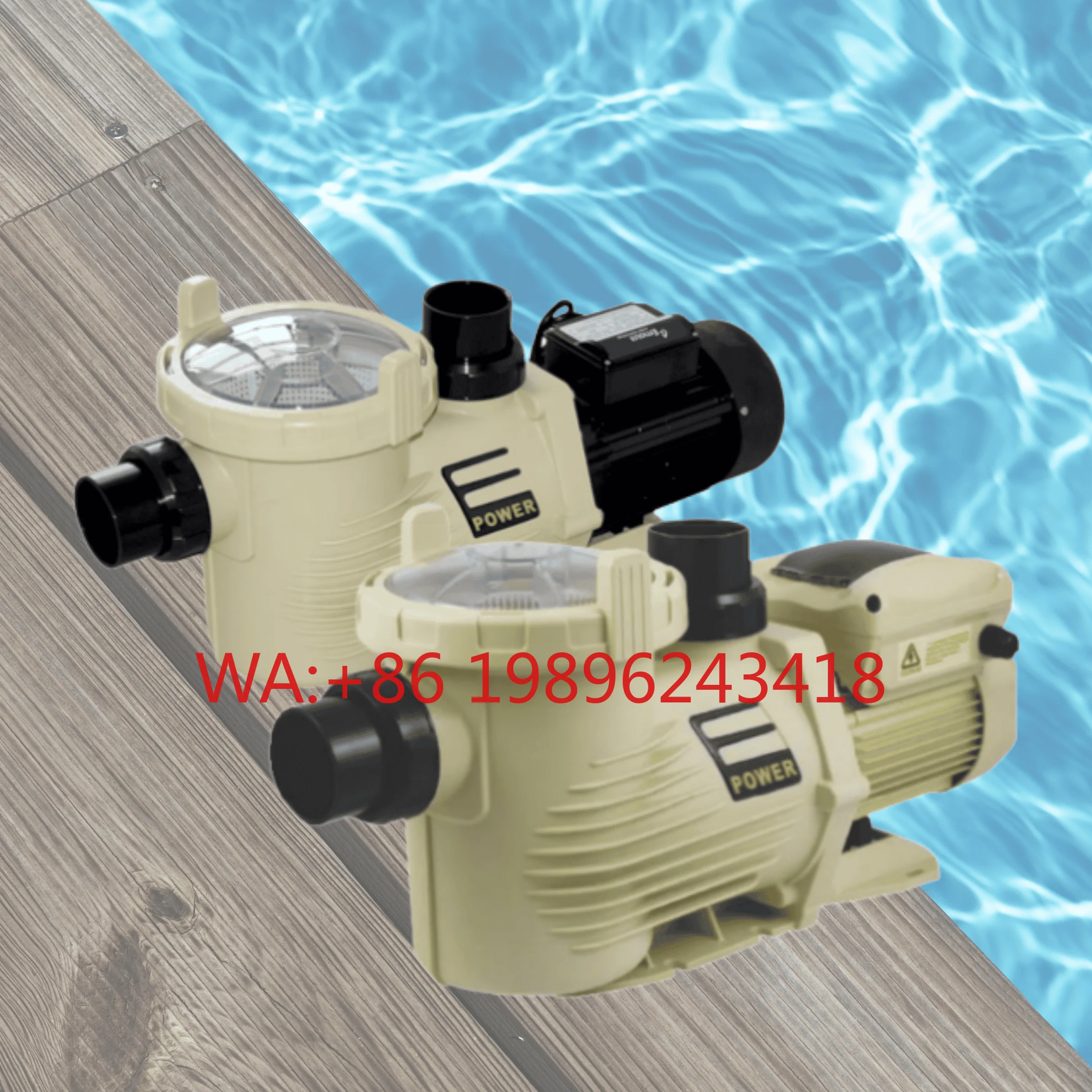 

EPV Series Variable Frequency Water Pump for Swimming Pool and Spa Ultra-silent Waterfall Fountain 1.5HP 2HP 3HP 230V 50/60HZ