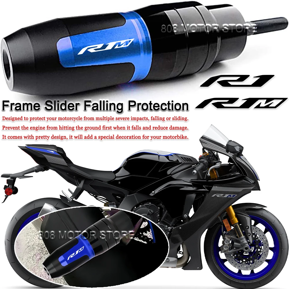 

For YZF R1 R1M yzf r1 r1m Motorcycle CNC Accessoires Falling protection Exhaust Slider Crash