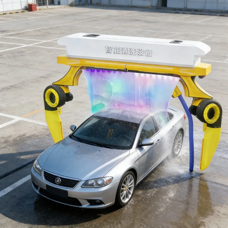 Automatic High Pressure 360 Touchless Car Washer Vehicle Cleaning System With Rotating Spray Arm For Efficient Auto Detail Cente