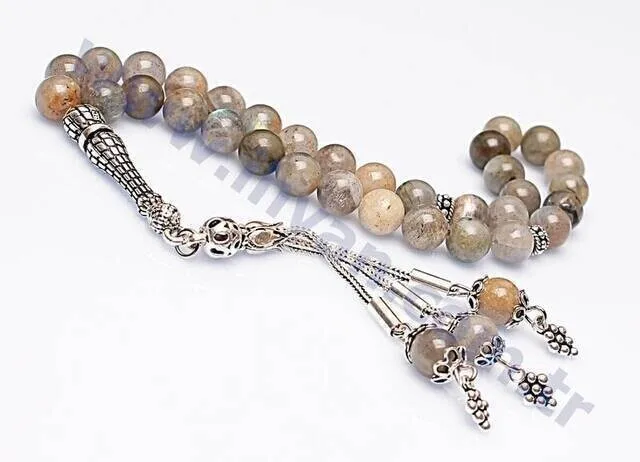 IQRAH Labradorite Stone Rosary (925 SETTING SILVER)