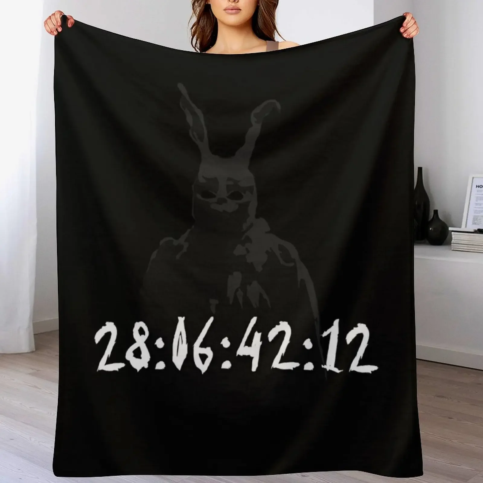 

Mens Funny Countdown Donnie Darko Cool Graphic Gift Throw Blanket Beautifuls Flannel Custom christmas gifts Blankets