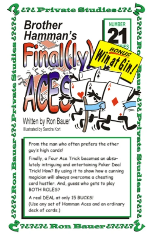 Boxed and Loaded by Erik Tait，Brother Hamman\'s Finally Aces by Ron，Bulldog by Joel Dickinson，Deck to Shoe by Matt Mello - Magic