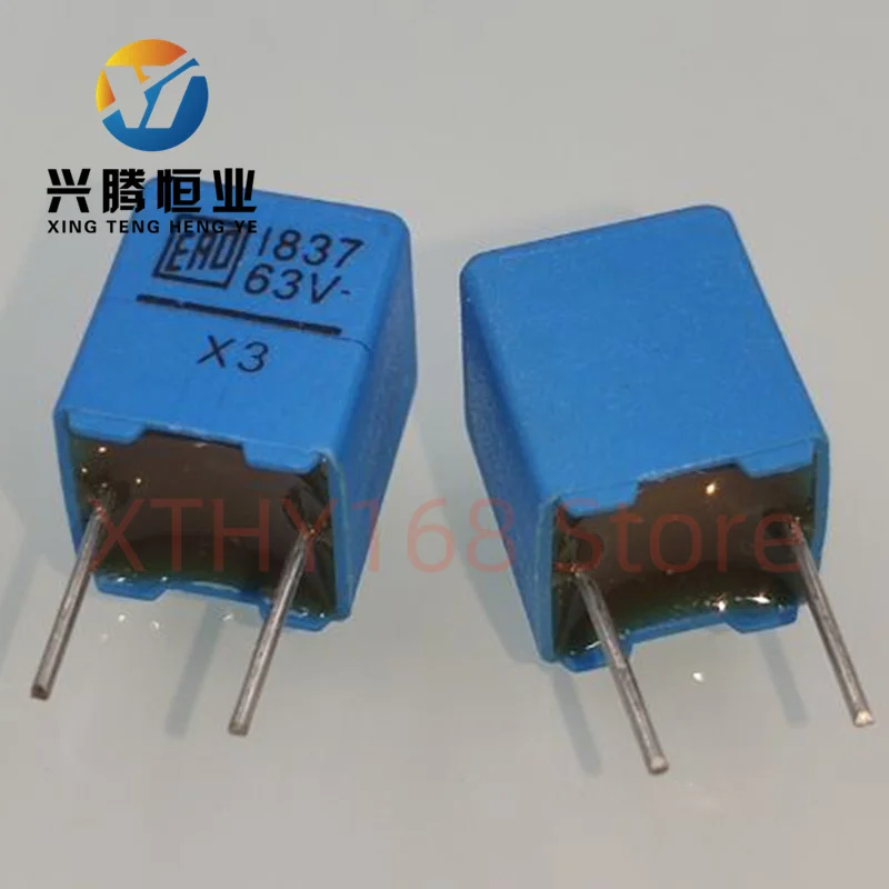

10pcs/30pcs MKP1837 0.039uF/63V 2.5% high precision MKP film capacitor (39nF 393)