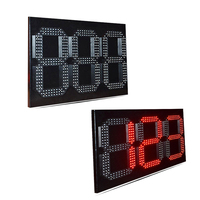 Outdoor LED Digital Screen 10 Inch 3-Digit Day Countdown Display for Business Advertising Weather Resistance IP65