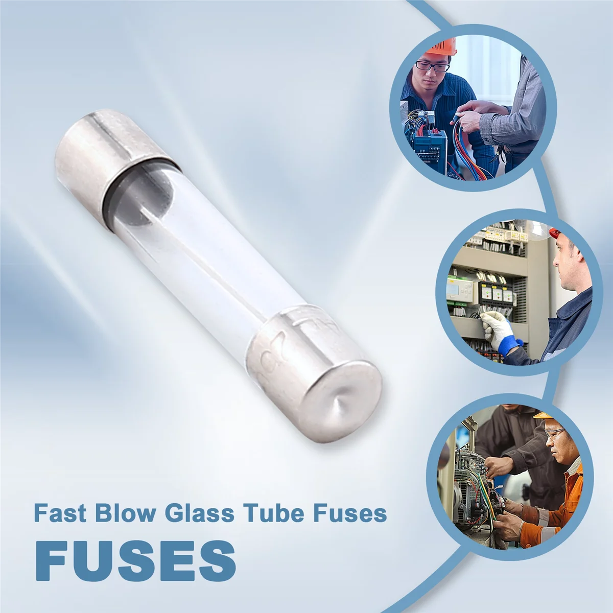 НОВЫЕ 10 шт. быстродействующие стеклянные трубчатые предохранители 6x30 мм, 250 В, 10 А